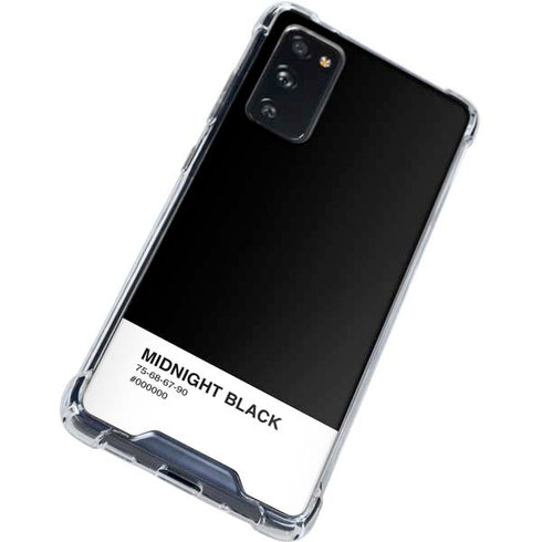 Midnight Black Galaxy S20 FE Clear Case